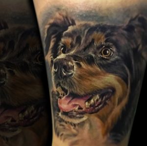 tatuagem reslista cachorro